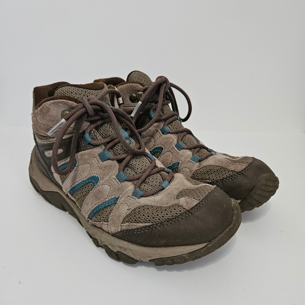 Merrell Siren Sport Mid Hiking Boots 8.5 Suede Vibram Waterproof Gorpcore